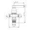 China Good Price Angle Valve Abs for Bathroom Accessory