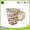 Take Away Food Grade Paper Material Paper Coffee Cup With Handle