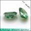 5x3mm Oval Shape green color imitation cz