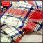 Checked printed 100% rayon yarn-dyed fabric