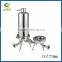316 Stainless Steel Multi Cartridge Security Industrial Water Filter Housing