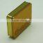 gold metal tinplate boxes for cracker