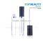 TG2151- 6ml Semicircle Clear Plastic Empty Lipgloss Tube