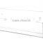 Modern Clear Acrylic Wall Mounted Magazine & Brochure Display Rack / Children's Book Holder (MR-B-0231)