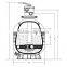 polyethylene swimming pool sand filter