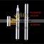 SMAH239---2.2ml cosmetic pen with metalizing and logo printing/metal click pen/cosmetics/pen container/pen