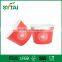 design ice cream cup with lid spoon