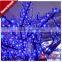 3M High simulation led artificial cherry blossom tree with blue for decoration