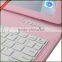 for Apple MFI Certified Light ABS IPad air Leather Keyboard Case With Stand