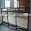 dance floor aluminum handrail for indoor steps interior glass railing