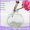 150ml200ml good trasparency oblateness reed glass aroma diffuser bottle with cork Home fragrance glass bottle