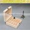 Tube round wooden essential oil box bulk buy form China