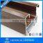popular metal aluminium wood finish section for aluminum window and door