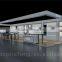 2016 newest manufacture kiosk for jewelry accessories / wooden display showcase