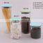 high borosilicate glass jar with plastic lid