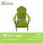 Stain finish Adirondack chair with green color