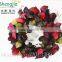 SJ80012018 Holiday Lux wreathes/plastic wreath/flower wreathes with leaf