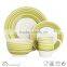 New design hand painting stoneware dinner set for home use daily use handpainted dinner set