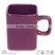 Factory direct wholesale ceramic square mug