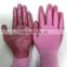 sunnyhope very safety colored pattern nitrile nylon gloves