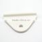2" Plastic Chafe In White, Chafe Tab for Bags or Travelware, Nylon Flat Chafe Tab for Bag Accessories