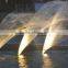 Fountain nozzle, fan type