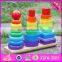 2016 new design children educational wooden shape sorter toy W13D130