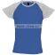 unbranded clothing LADIES 150g 100% ringspun cotton CONTRAST Cap Sleeve Raglan Two Color T Shirt