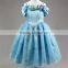 2016 Hot Cinderella dress girls party dress beautiful wedding princess dress fashion girl dress