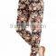 100% Viscose Side Pocketed Blush Rose Floral Loose Pants Women