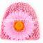 new born baby hat simulation sun flower child hat baby knitted hat elastic baby hat
