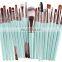 20pcs Eye Makeup Brushes Set Eyeshadow Blending Brush Powder Foundation Eyeshadading Eyebrow Lip Eyeliner Brush Cosmetic Tool