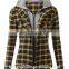 2016 BAIYIMO Women Casual Layered Pattern Zip-Up Jackets wholesale made in china