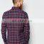 oem wholesale custom fashion man shirts/cheapest plaid shirt/100% cotton fashion plaid shirts