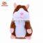 Custom cute talking sound record plush hamster toy for kids