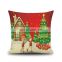 cheap christmas decorative led sofa linen cushion throw pillow covers
