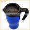 Best selling promotional gift plastic coffee mug with lid and handle customized logo printing travel mug