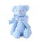 Plaid cotton teddy colors plush soft bear options toy