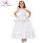 Grace Karin White Color Flower Girl Dress Princess Bridesmaid Wedding Pageant Girls Party Dress 2~12Years CL008994-1