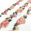 New style multi colored flower trim