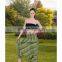 Women Jumpsuit Aladdin Parrot Green Lining Thai Yoga Harem Pant Aakriti Gallery