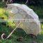 Hook Handle Adult Size 100% Cotton Victorian Lace Parasol for Wedding