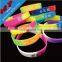 Colorful logo silicon rubber bracelet wholesale