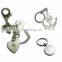 Fashion custom shape metal keychain with factory price