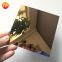 Good quatity 304 Mirror finished Ti-Gold Stainless Steel Sheets for hotel