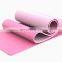 2020  Hot Selling Double Layer Eco Friendly  TPE  Foldable  Yoga Mat For Women Sport