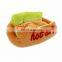 Manufacture Sale Customized Cheap Funny Hot Dog Shape Dog Bed