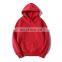 Oem Custom made colors Oversized  Street Style Plain Pullover Sweatshirt Hoodies