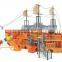 Multi-Activity children  Outdoor playground  slide,Special Wood Pirate Ship