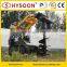 Multifunction mini skid loader, mini digger for garden